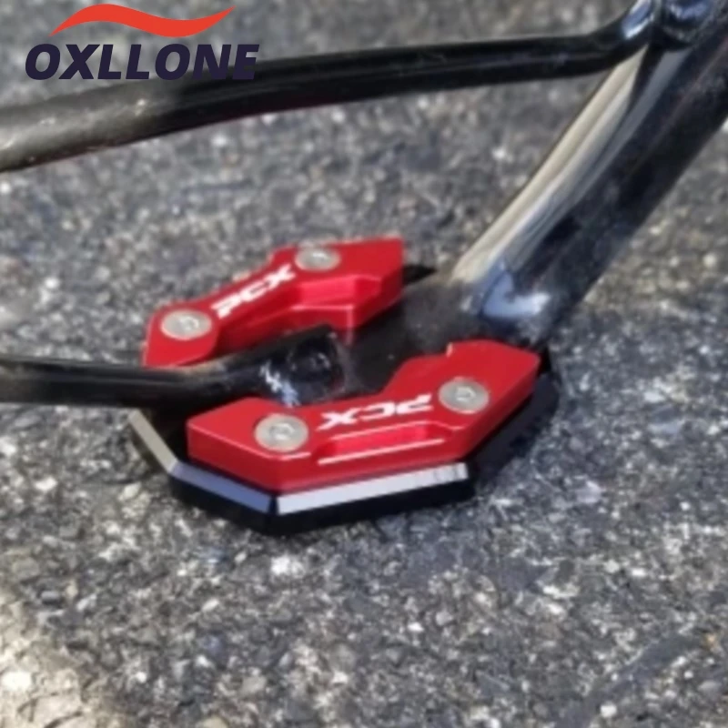 

Motorcycle Kickstand For Honda PCX 160 150 125 PCX150 PCX160 PCX125 2015-2024 2025 Foot Side Stand Extension Support Plate Pad