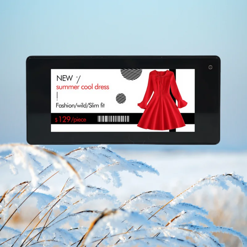 mobile APP controlled 2.9 Inches Epaper BT BLE standalone  Electronic Price Tag Digital E Ink Electronic Shelf Label ESL