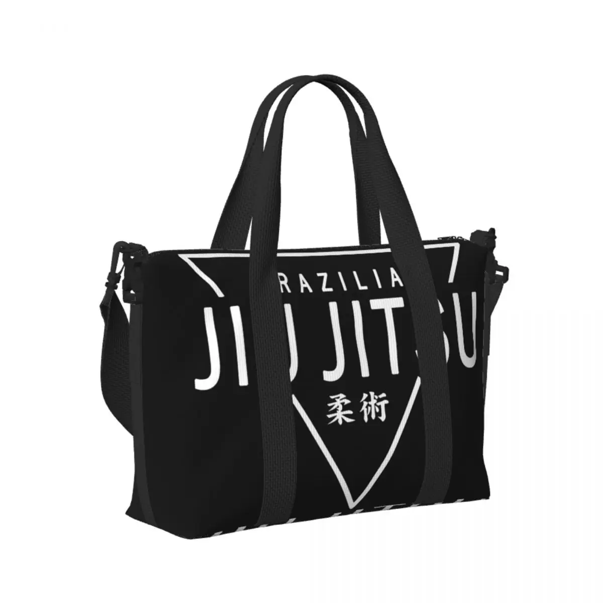 

Custom JIU JITSU BRAZILIAN JIU JITSU Beach Travel Bag Large Capacity Tote Bags for Gym Sport Women Shopping Duffle Shoulder Bag