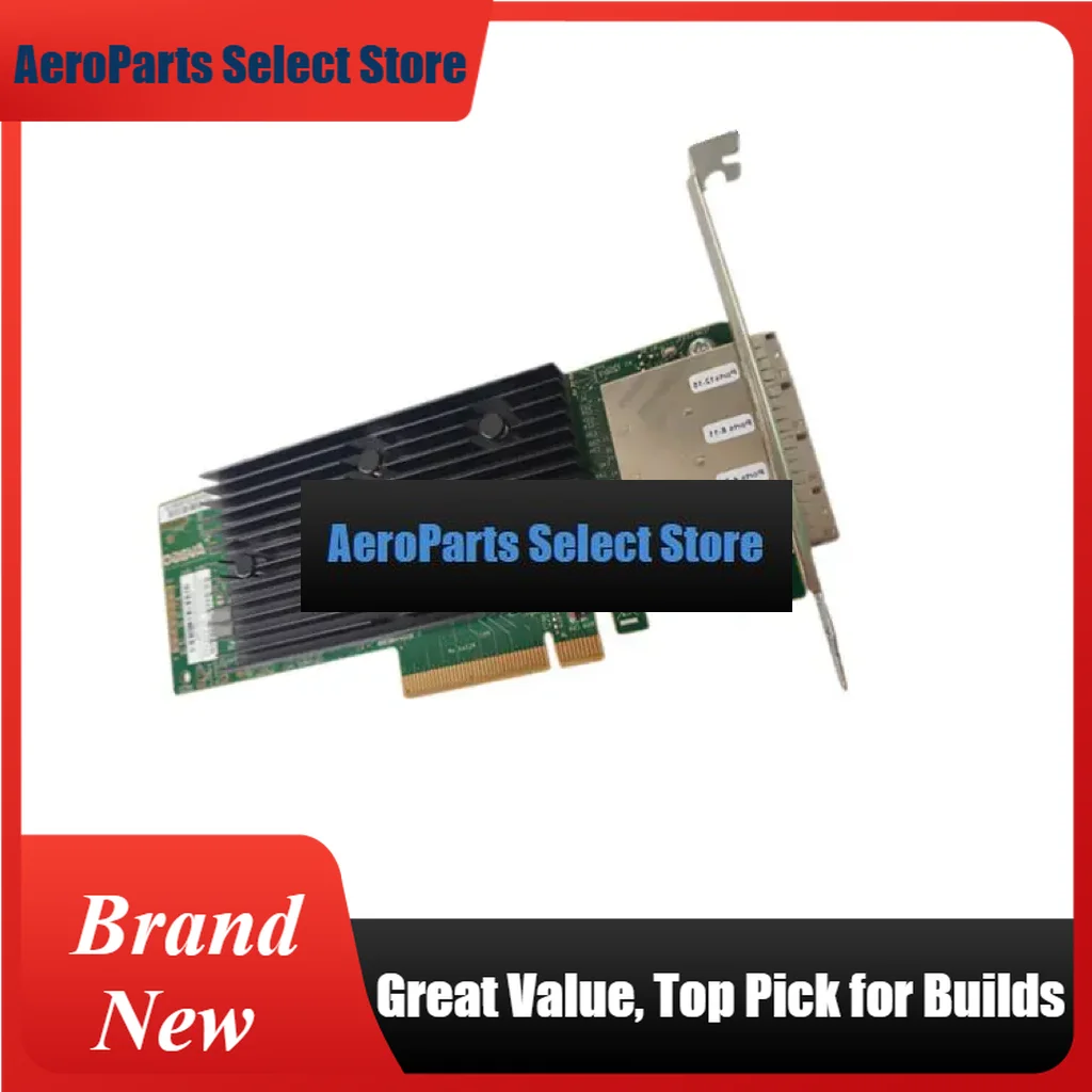 AeroPartsNvme Raid Card New Logic 12GB/s 16 Port SATA And SAS Host Bus Adapter 05-25704-00 LSI 9305-16e