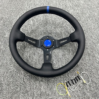 Universal 13 inch Modification Racing Sport Steering Wheel large concave deep concave leather accessoire voiture ferramentas