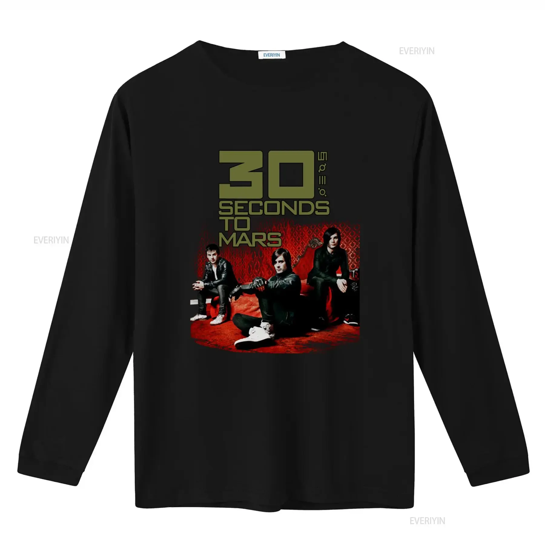30 SECONDS TO MARS BAND A BEAUTIFUL LIE WORLD TOUR 2014 ROCK CONCERT GRAPHIC T SHIRT vintage Washed Breathable homme