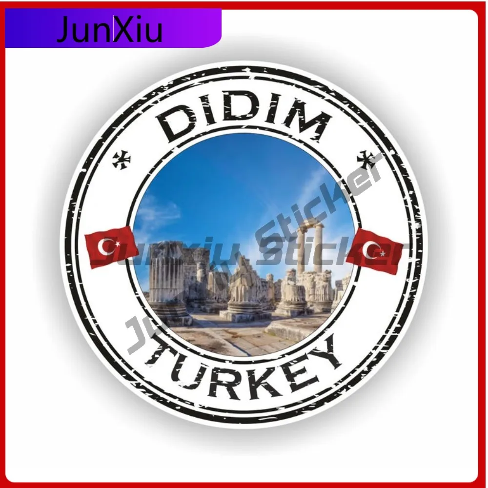 

Didim Turkey Seal Country Flag Map Design Creative Funny Vinyl Car Sticker Decal Scratch-Proof Waterproof Vinyl
