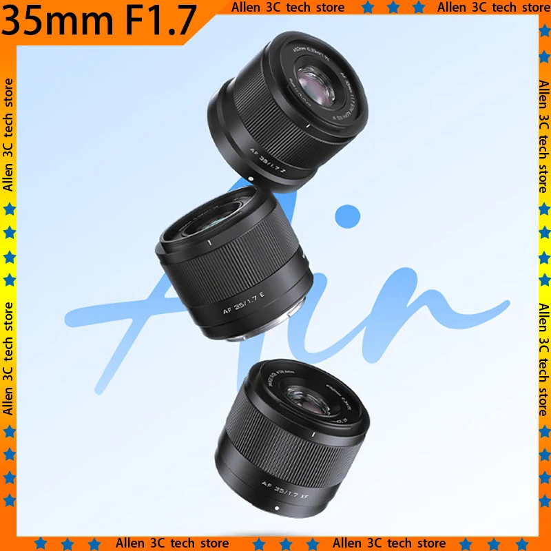 NEW VILTROX 35mm F1.7 Camera Lens Auto FOCUS Support AF MF Custom APS-C Lens For NIKON Sony Fuji DSLR Cameras Accessories