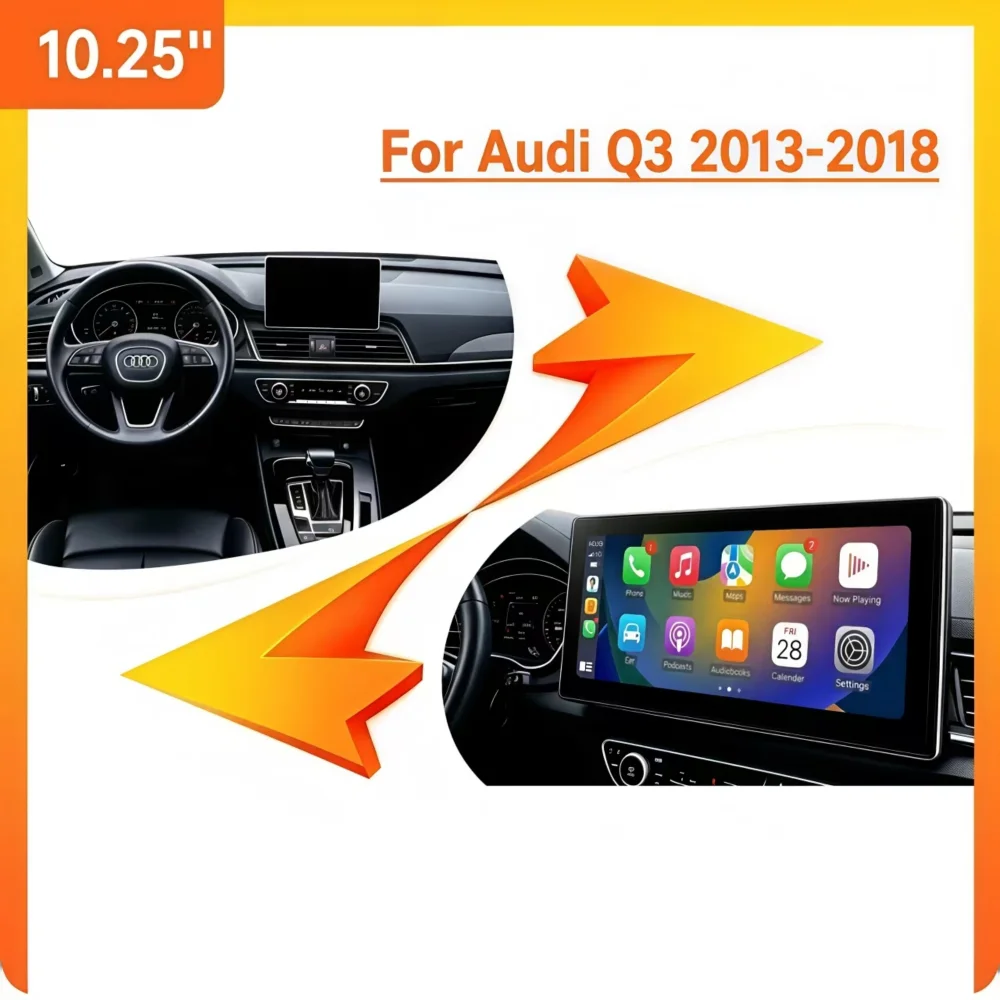 For Audi Q3 2013-2018 10.25