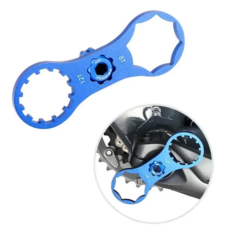 Aluminum Alloy MTB Bike Bicycle Front Fork Cap Wrench Tool For SR XCR/XCT/XCM/RST Repair Removal Spanner Tool Cycling