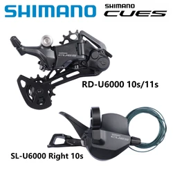 SHIMANO CUES U6000 10Speed Series Shifter SL-U6000 Right 10s RD-U6000 10speed Rear Derailleur For Mountain Bike Kit