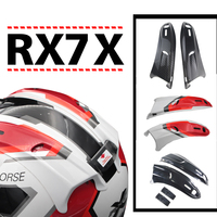 Motorcycle Helmet Air Vent Air Vent Cover Front Vents Street For RX7X RX-7X RR5 VZ-Ram RX7V accessories