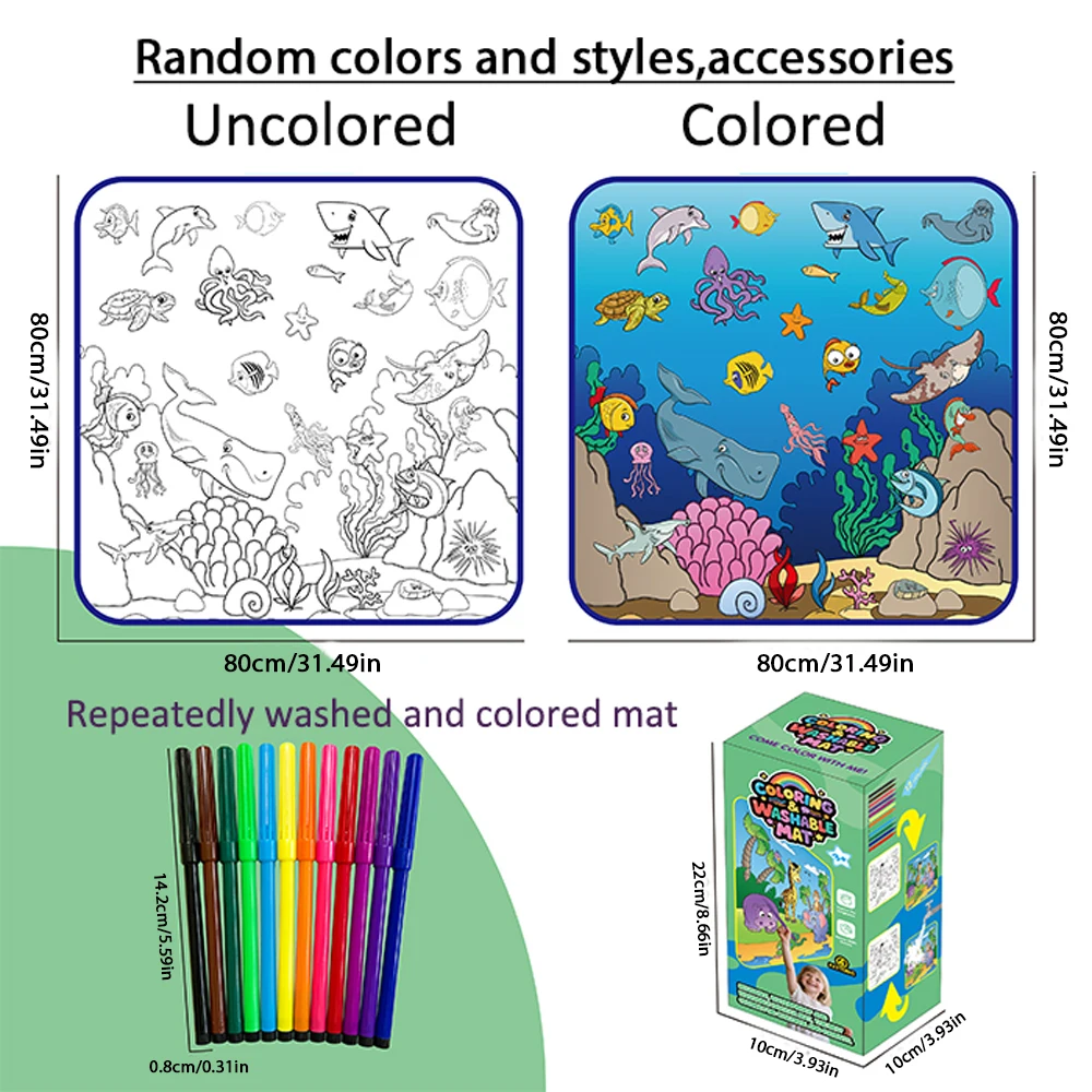 Tapete de Dibujo Lavable de Di - Kids Education Laptop reseña y precio