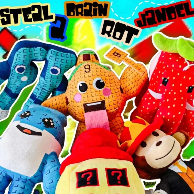 Nuovo Ruba un Brainrot Gioco Mini Figura Simpatico Figurina da Collezione Giocattolo Perfetto Regalo di Natale e Compleanno per Appassionati di Giochi di Tutte le Età