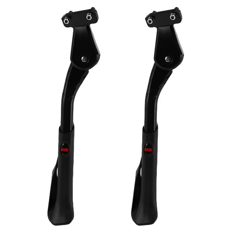 

New 2X Adjustable Folding Bicycle Kickstand Parking Rack Support Side Kick Stand Foot Brace Cycling Parts 20-29Inch Bike