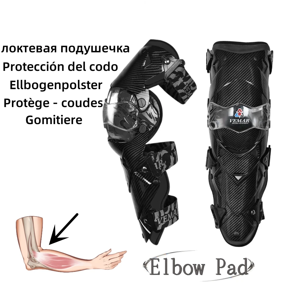 Motorcycle Knee Protection Motocross Protector Pads Guards Rodillera de motocicleta y codo Protective Gear Knee Pads