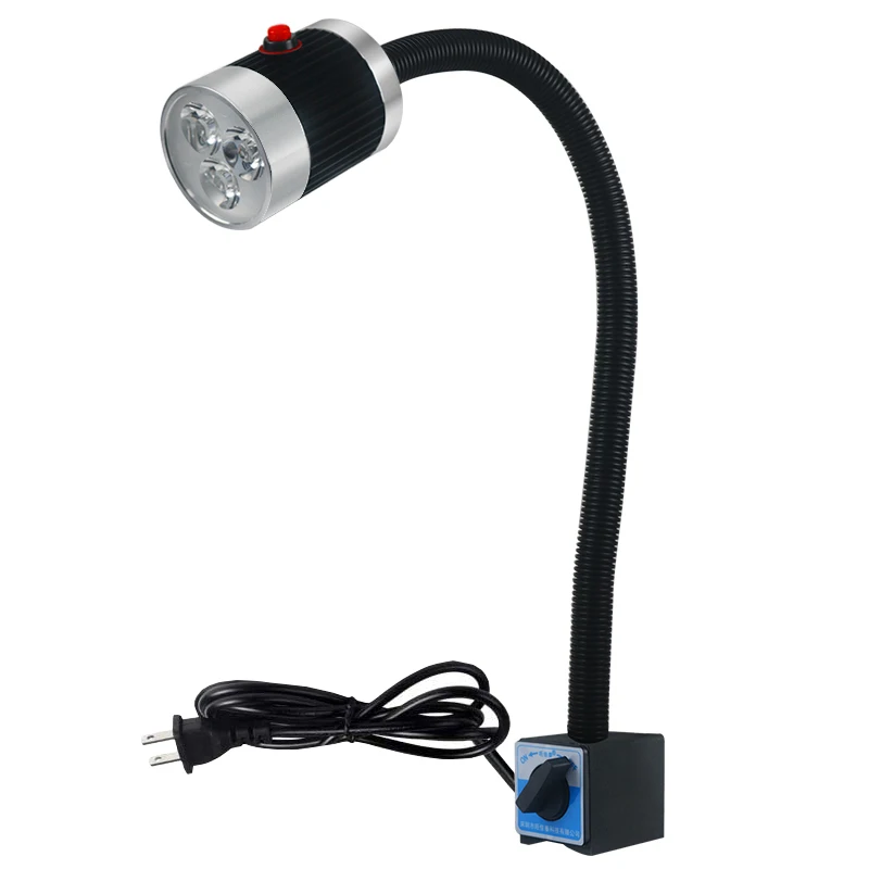 Light Emitting Diode Tool 3W 6W 9w Long Arm Hose Workshop Work Magnetic/Screw Base Super Bright Industrial