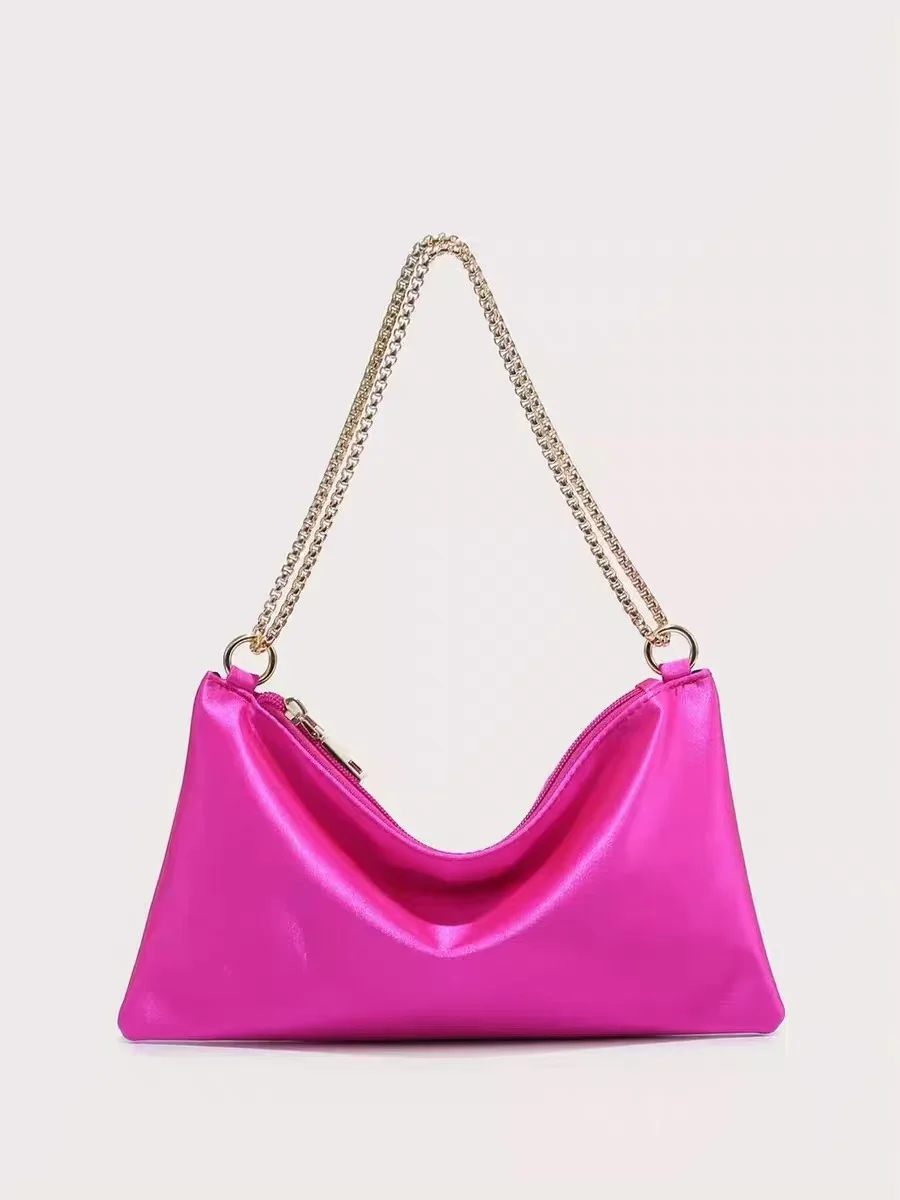 

Luxury Satin Square Bag Fashion Women's Handbag Evening Bag Wedding Party Clutch Purse Shoulder Underarm Bag Casual Bag