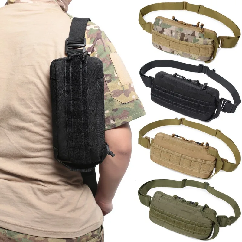

Waist bag Tactical Chest Shoulder Bag EDC Crossbody Chest Pack for Travel Hiking