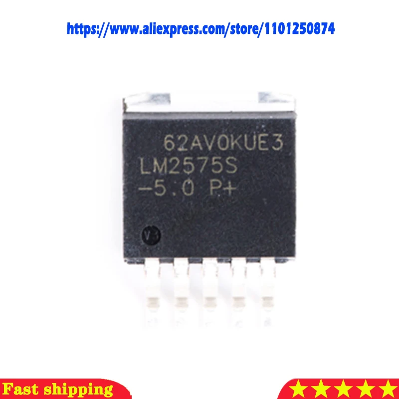 10pcs/lot  LM2575S-5.0 TO-263 LM2575 TO263-5 LM2575-5 LM2575S TO-263-5