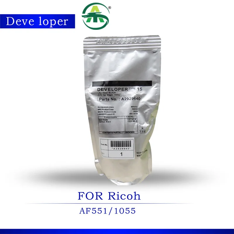 

1PC 1000g Black Developer Powder Type15 15 For Ricoh AF551 AF1055 Compatible AF 551 AF 1055 Copier Spare Parts