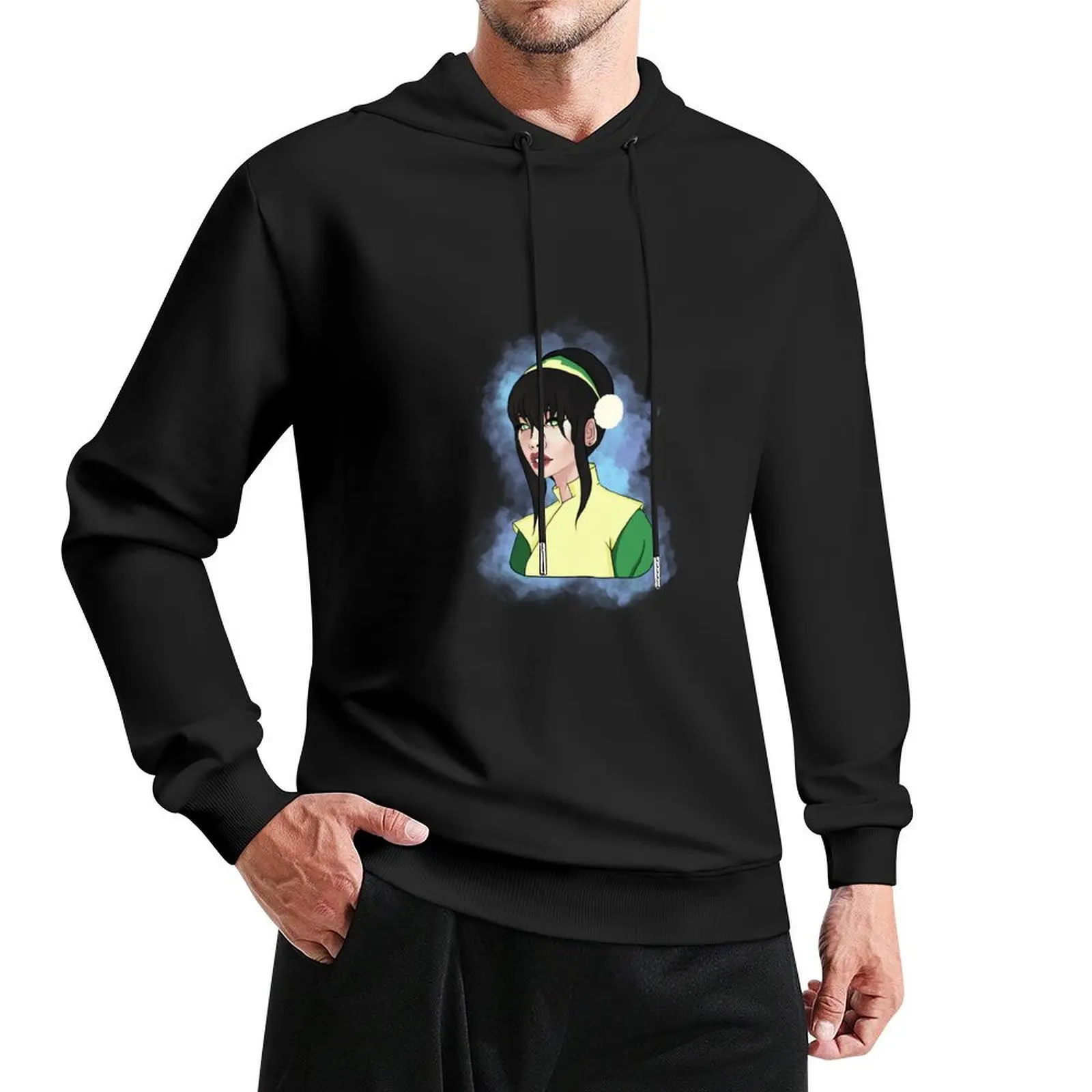 

TOPH BEIFONG - ATLA Pullover Hoodie hooded shirt men's sweat-shirt set pullover hoodies