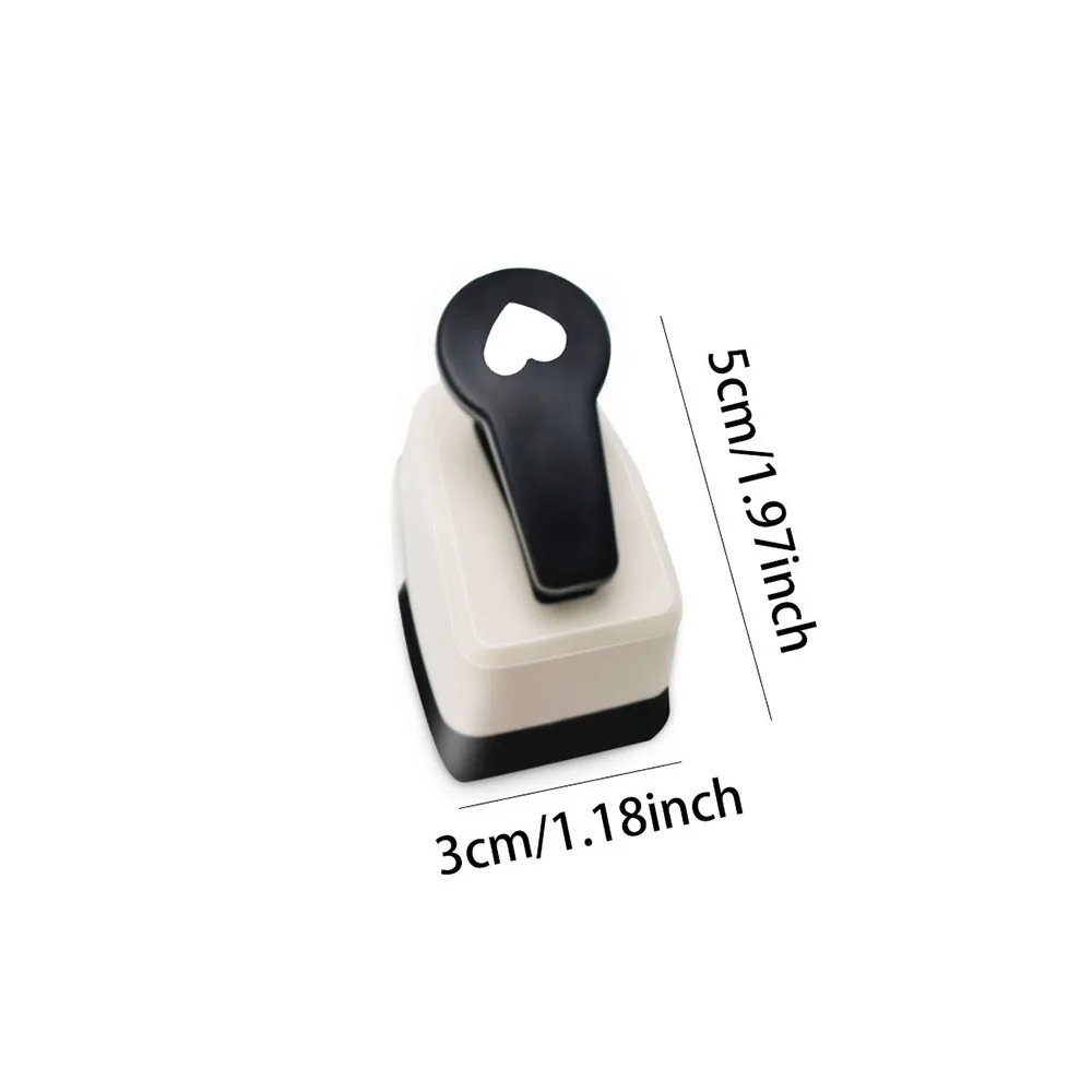 9mm round/heart/butterfly/pentagram pattern embossing machine, labor-saving punching machine, handmade DIY embossing machine