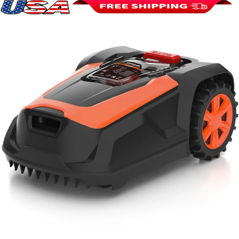 Automatic Robot Lawn Mower Bluetooth Wi-Fi Controlled Self-Charging Robotic Mower Garden Care Smart Mowing Schedule Lawn