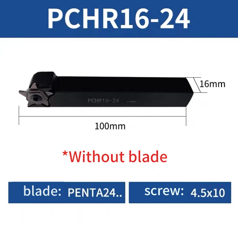 

PCHR25-24 CNC tool holder lathe tools metal turning toolsPCHR12-24 PCHR16-24 PCHR20-24