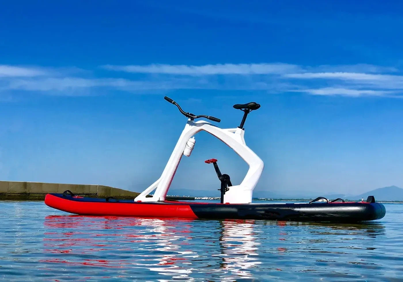 

Надувной водный велосипед, легкий вес для развлечений на свежем воздухе и водных видов спорта, легко ездить, тип педали, изготовленный из металла, минимальный заказ, 1 шт.