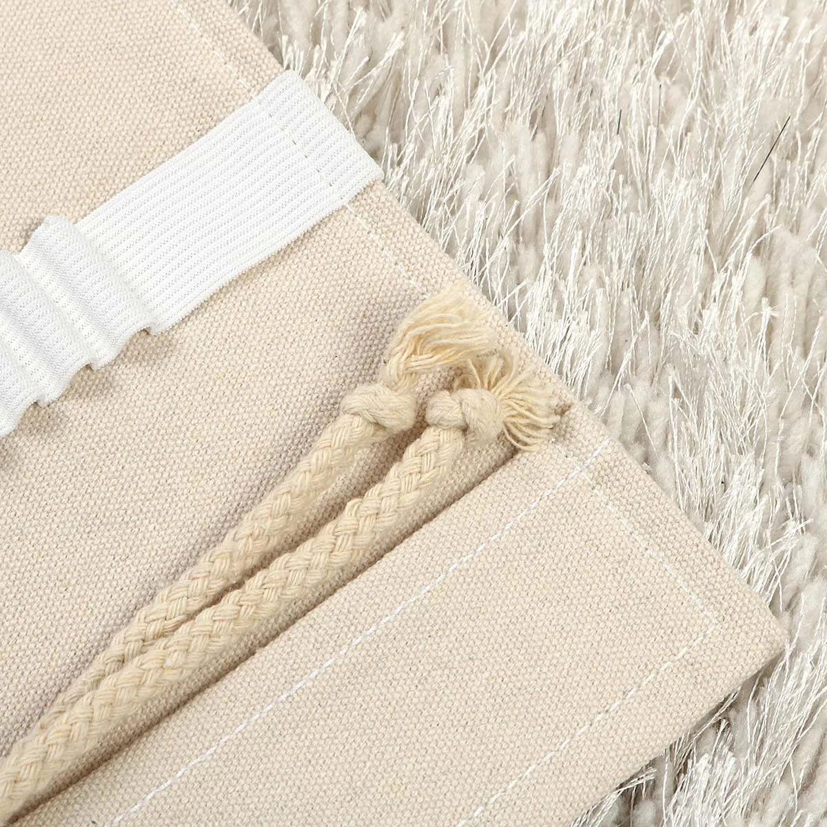 

Roll Up Canvas Pen Bag Pencil Storage Pouch For Artists Students Kids Sketching Drawing Supplies Roll Up Design Portable Pencil