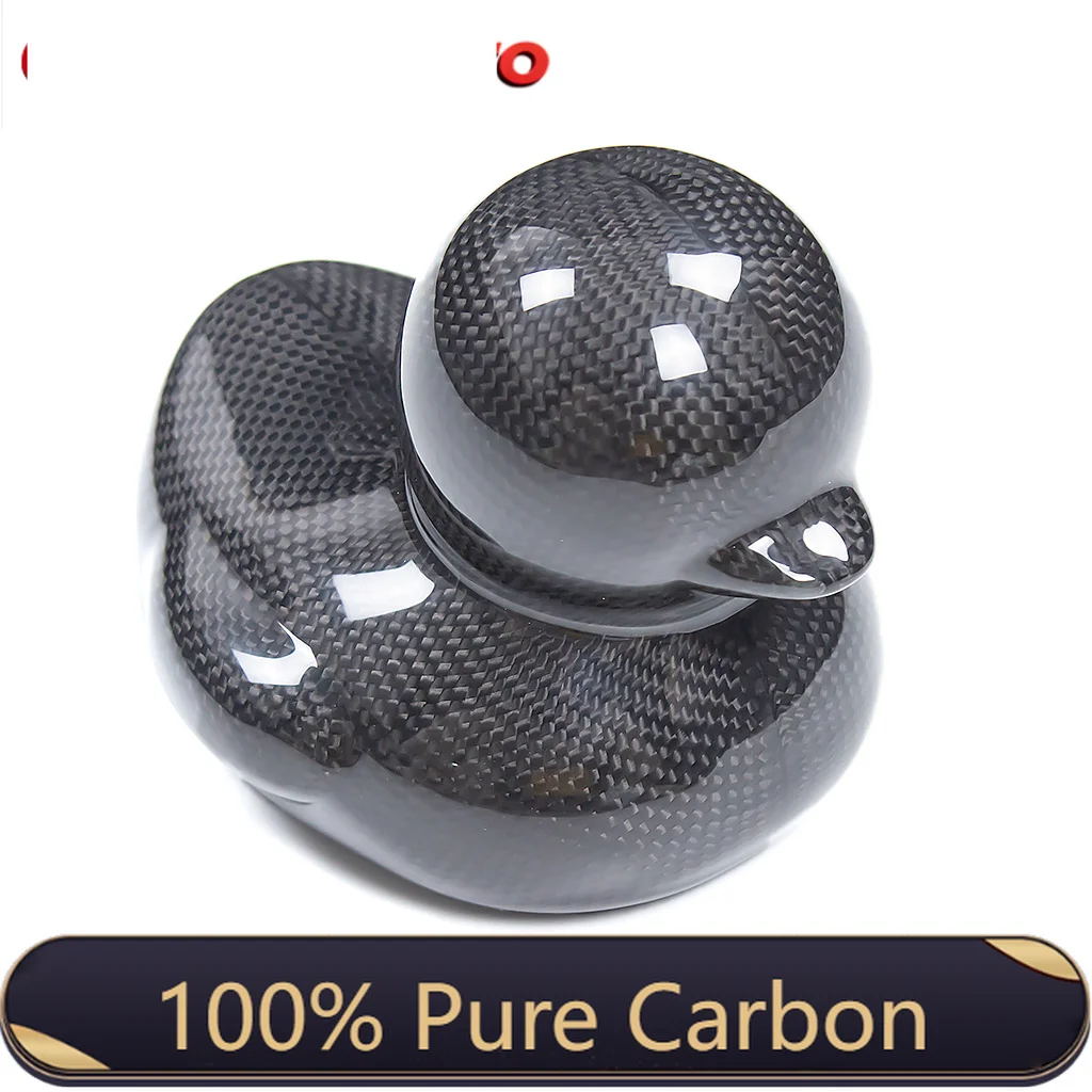 100% Pure Carbon Fiber New Creative Ducks Jewelry Small Ornaments Desktop Cute Ducks for Office Home Decoration