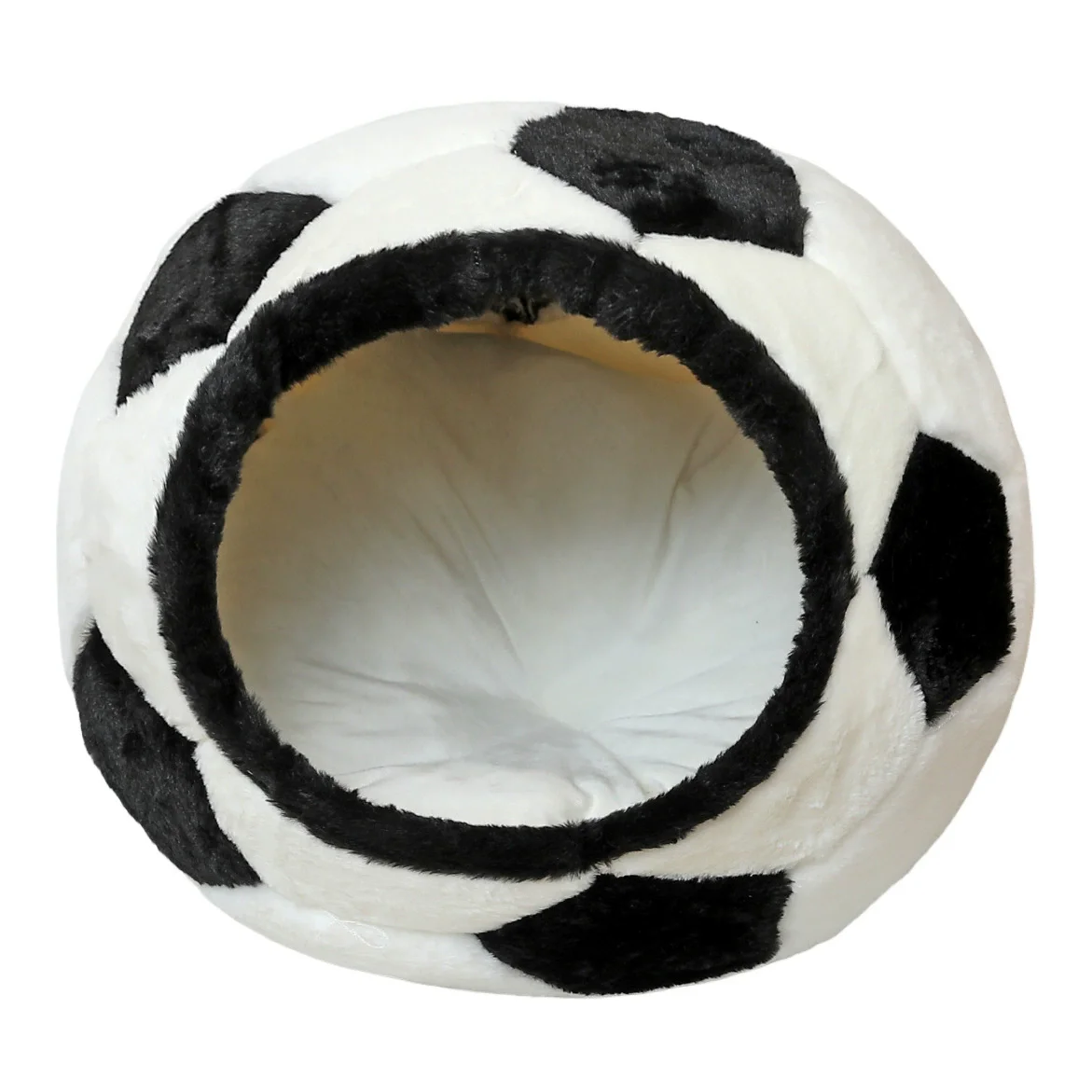 

Креативный домик-лежанка для кошек и собак в форме футбольного мяча, зимний, ветрозащитный и теплый, для сна питомцев