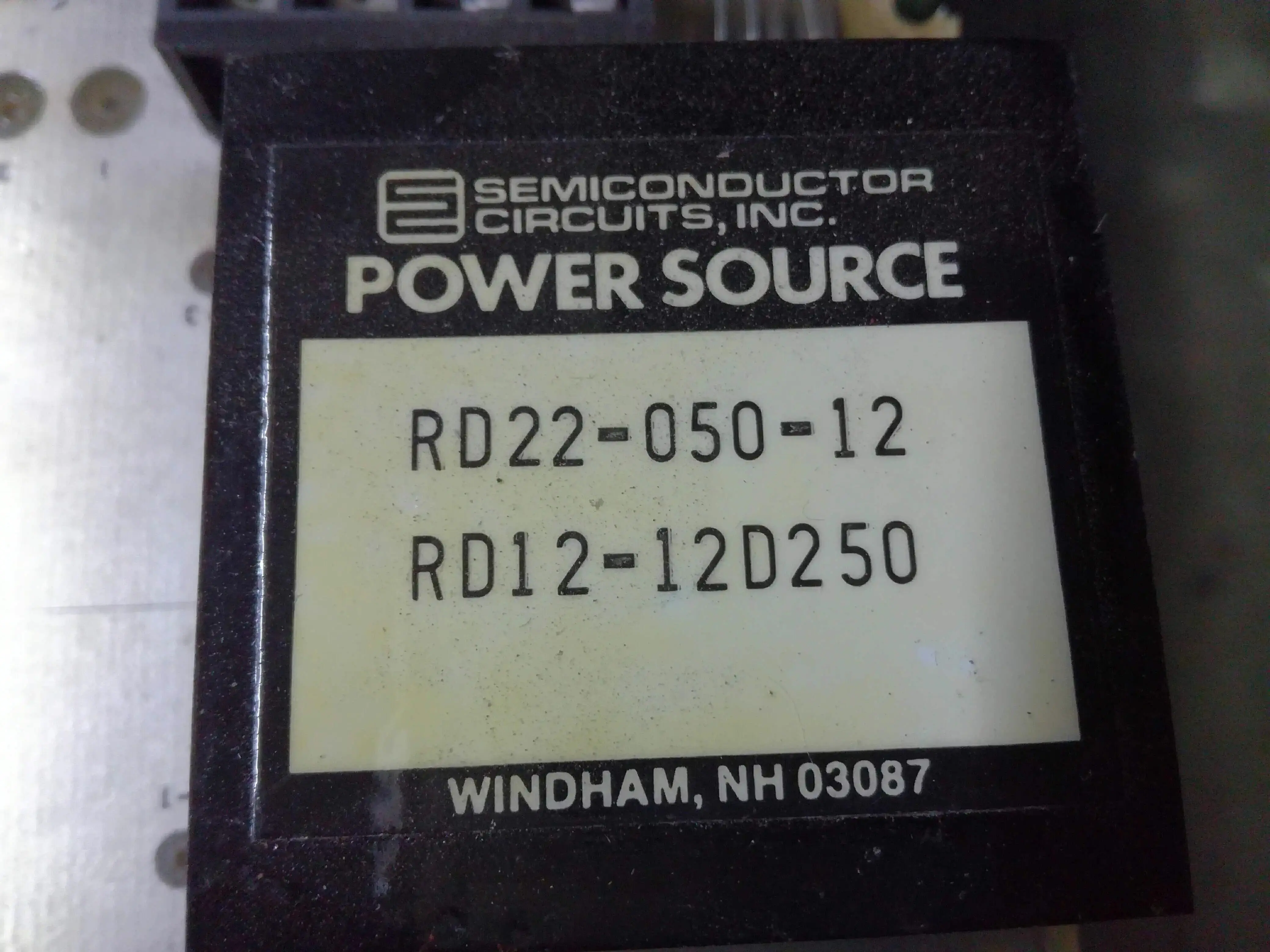 

RD22-050-12.RD12-12D250 Import module chip integration block
