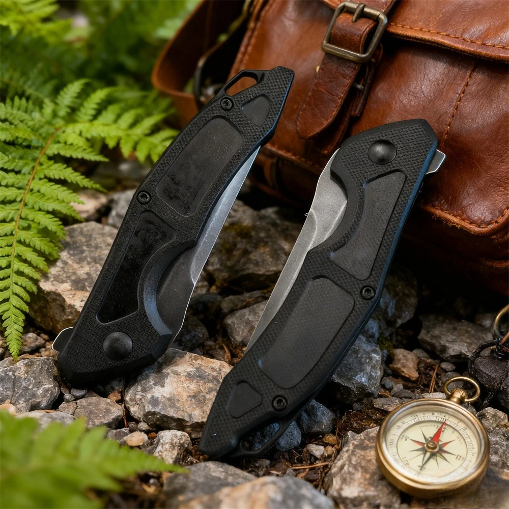 KS 1170 جيب سكين للفرد 8Cr13MoV عالية الكربون شفرة فولاذية عدم الانزلاق G10 مقبض التخييم في الهواء الطلق قطع استكشاف EDC أداة