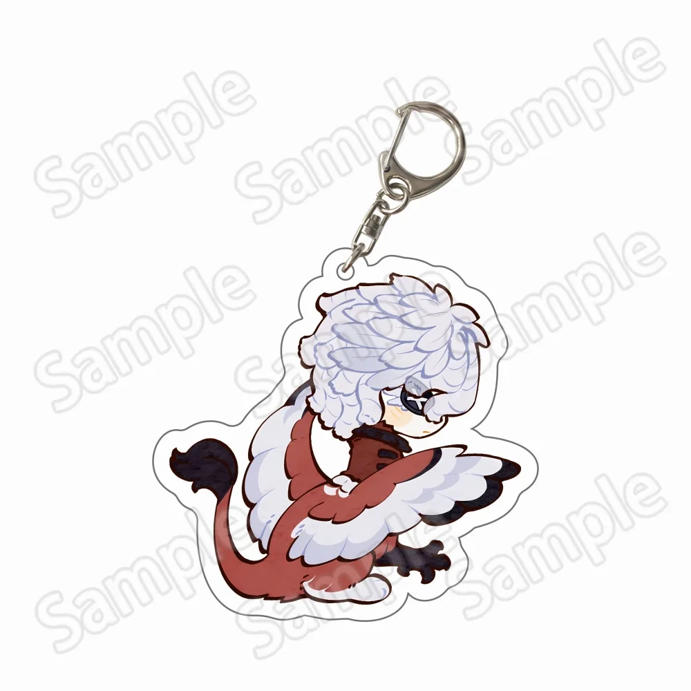 Game Anime Identity V Mike Andrew Luca Eli Emma Acrylic Keychain 6cm Chibi IDV Seer Prisoner Gravekeeper Keyring Kawaii Gift view 6