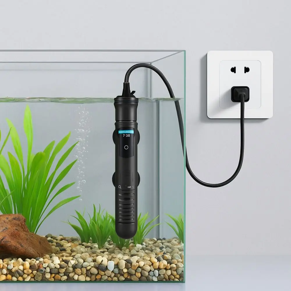 

Quartz Glass Aquarium Submersible Heater Automatic Power Off Adjustable Temperature Control Aquarium Thermostat 25W-300W 22-34°C