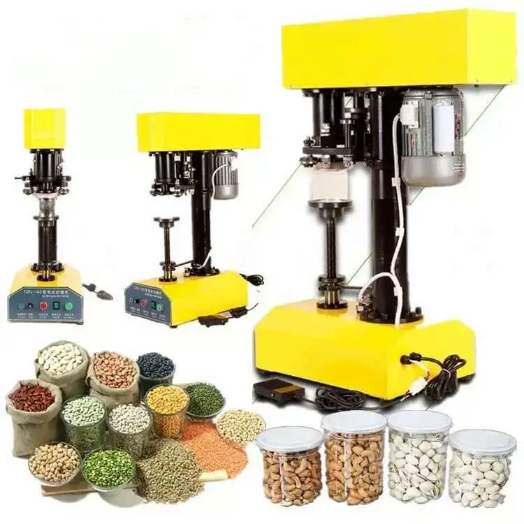 

Best Selling Beverage Can Seamer / Automatic Tin Can Seaming Machine / Sealed Cans