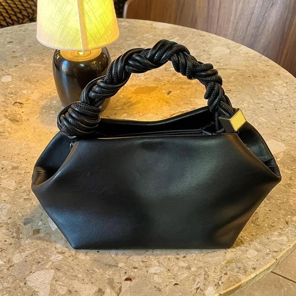 

Hexagon Shape Rope Knot Weave Clutch Bags For Women Luxury Designer Handbag And Purse 2026 New In Fashion Shoulder Crossbody