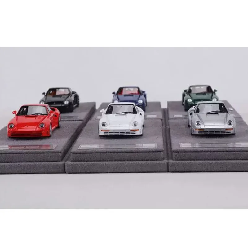DaintyPower Model 1:64 Resin 959 Multi-color Two-door Car Model Toys Gifts Collection Adult Souvenir Decoration Static Display
