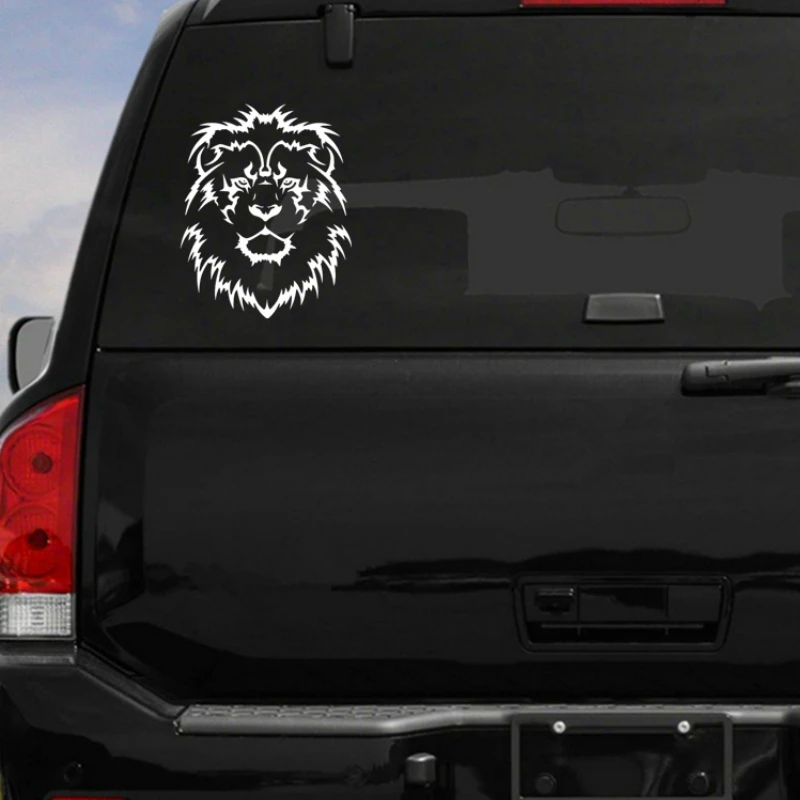 LYKX Lion Head Windscreen Car Sticker Automobiles Motorcycles Accessories PVC Decals