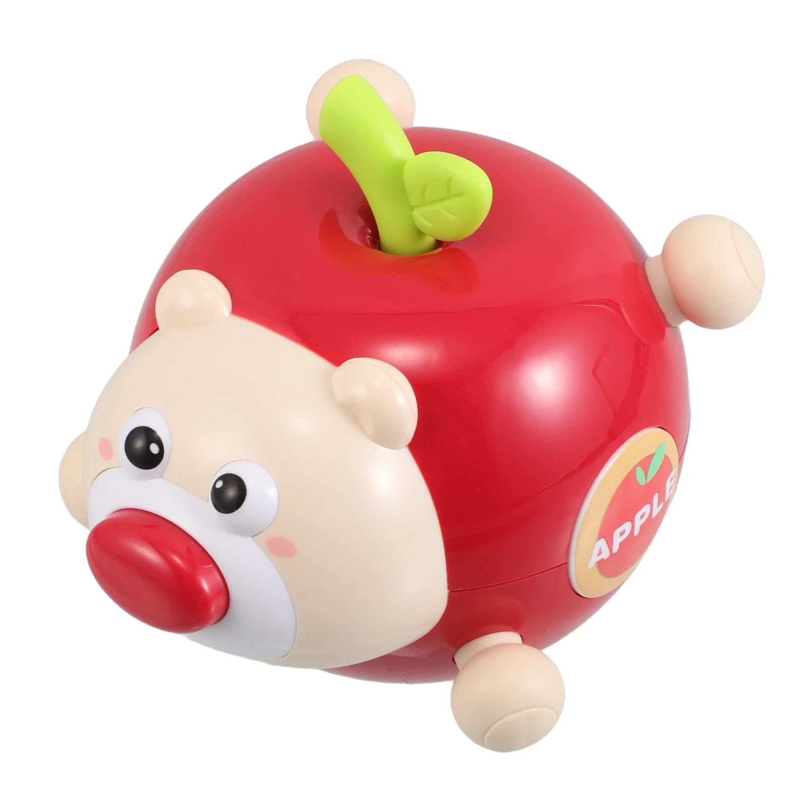 

Baby Soothing Toys Tumbler Toddler Wobble Apple Shape Funny Children's Rattles Teething for Babies Swing