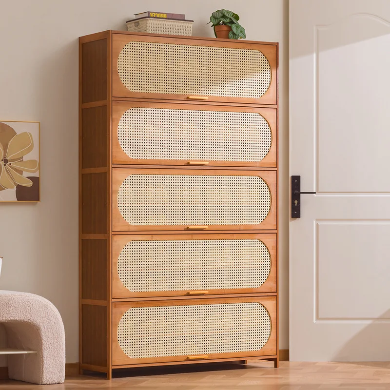 Shoe cabinet household entrance entrance large capacity indoor multi-layer dust shoe rack new new Chinese storage cabinet
