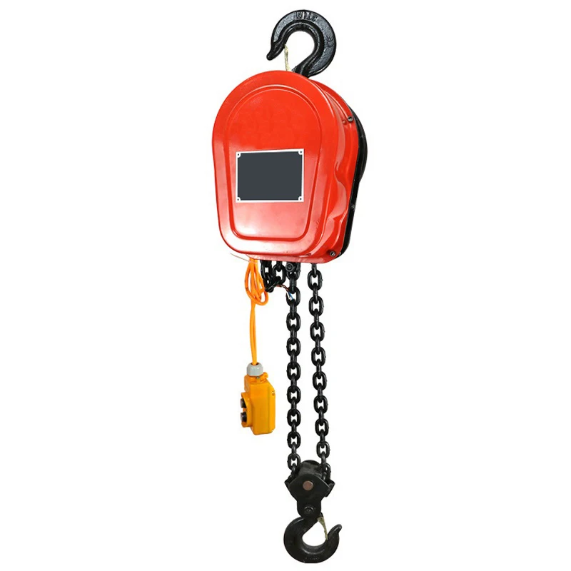 HENITUER S3045 Electric Chain Hoist 380V Smooth Non-jammed Electric Chain Motor Hoist With Hook Restaurant Mining Home Use
