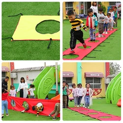 Funny Outdoor Games For Children Playground Kids Tunnel Hopscotch Skip Jump Relay Race Kindergarten Sensory Training Sport Toys