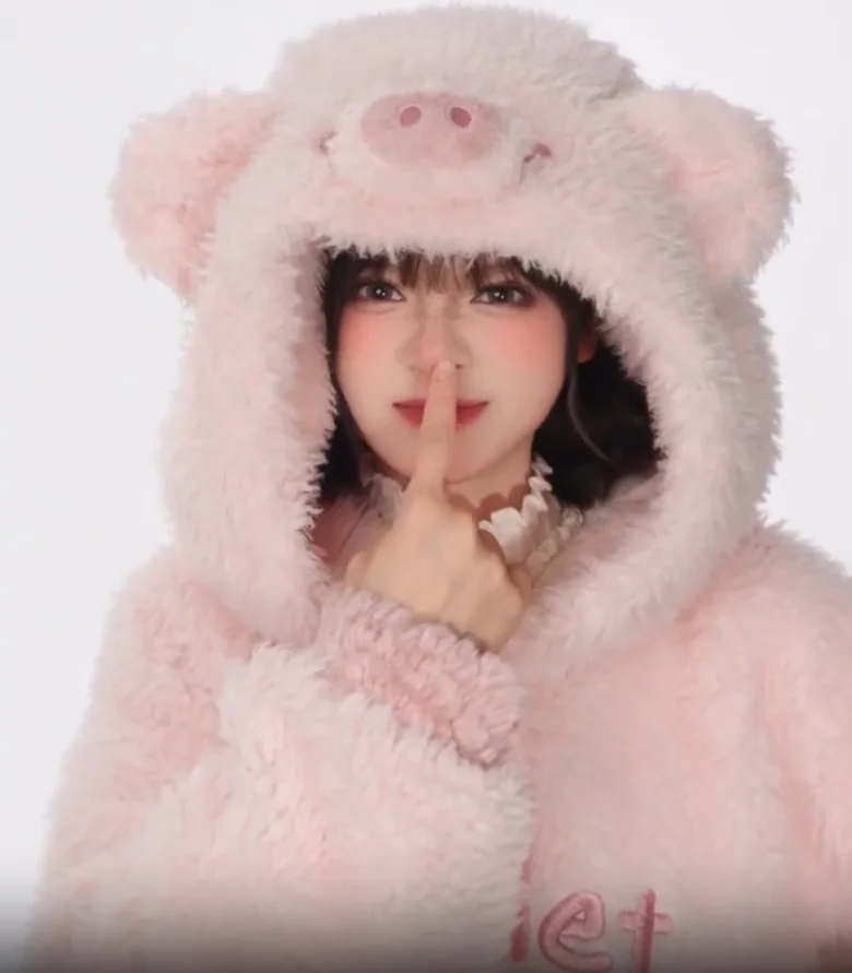 

Новая женская толстовка с капюшоном из флиса, розовая, с вышивкой, свободного кроя, универсальная, для осени и зимы