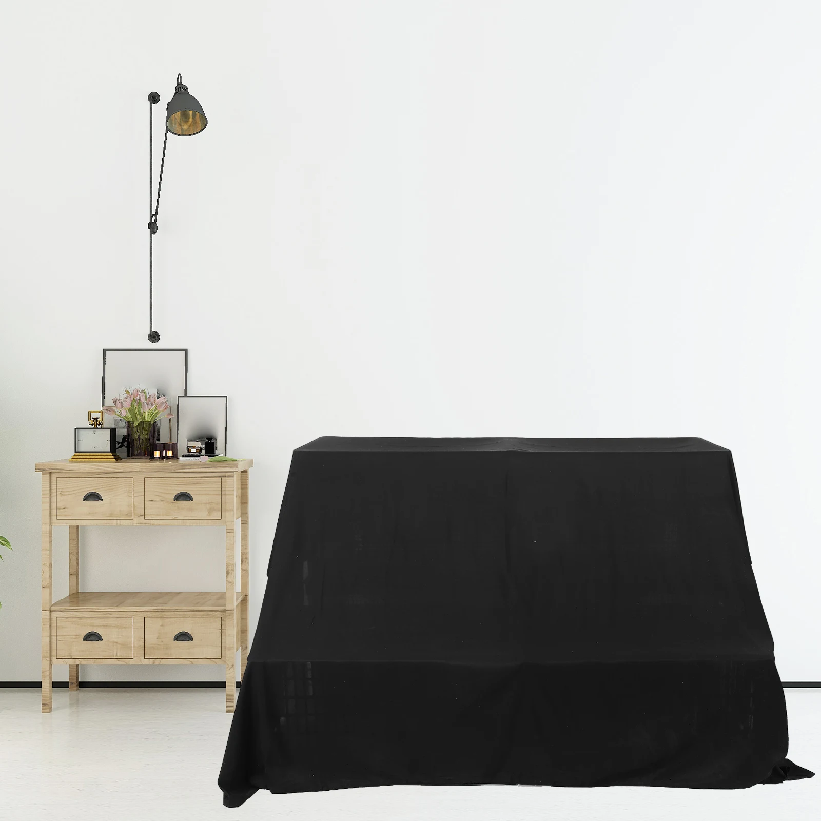 

Dustproof Furniture Black Sofa Protector Couch Cloth Dust Sheets Cotton Home Couch Cover Decor Dust Sheets Cotton