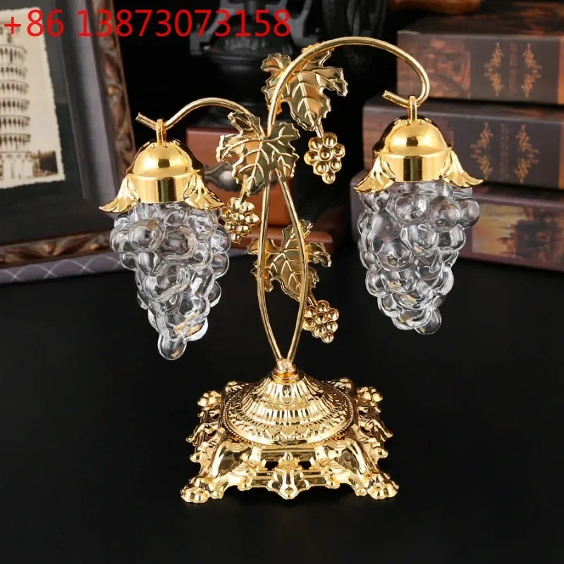 Luxury Living Room Candy Storage Jars Creative Grape Shape Desktop Ornament Household Storage Bottles Artistic Modern Home Decor