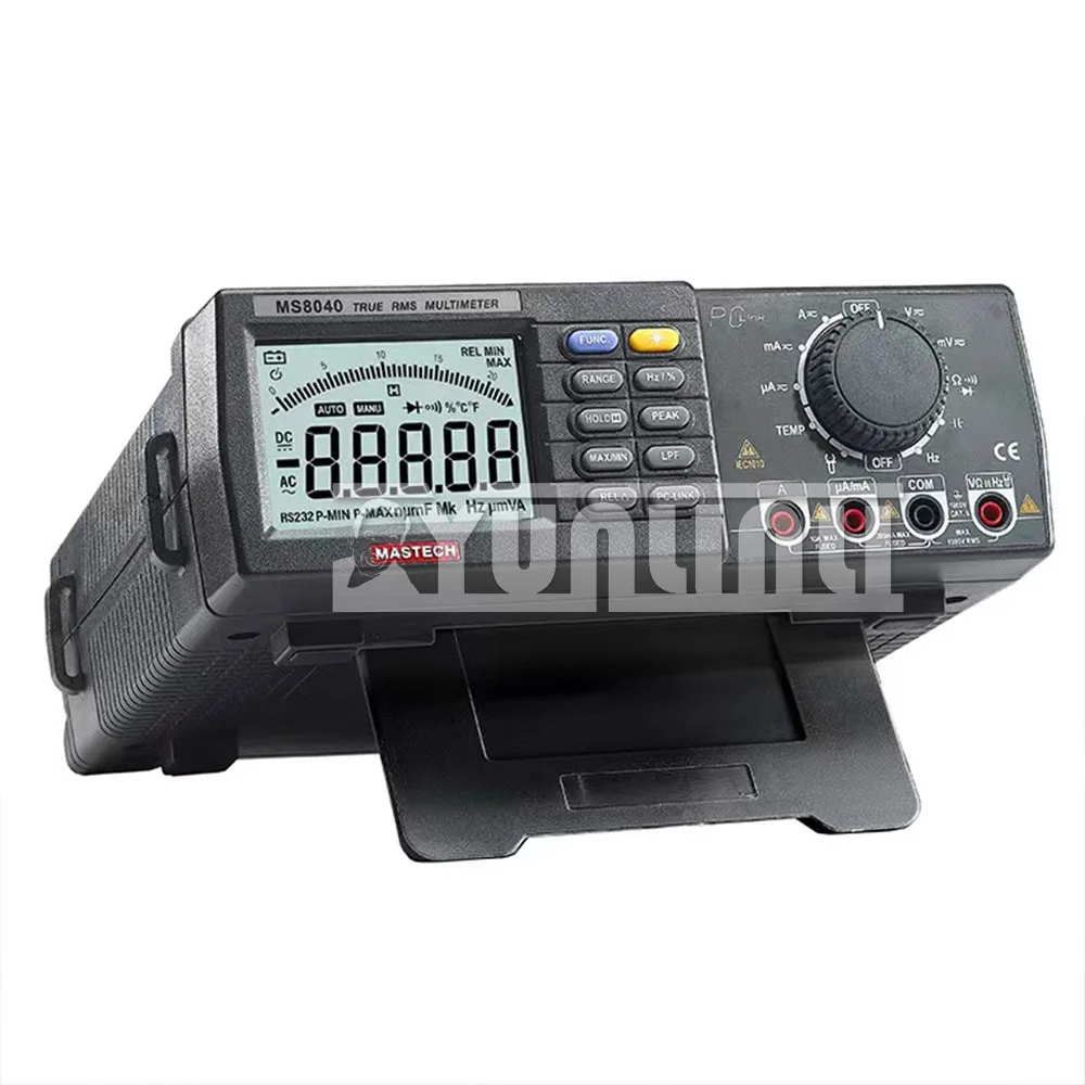 

MS8040 22000 Counts with RS-232 Interface AC/DC Voltage Current Auto Range Bench Multimeter True RMS Low-pass Filtering