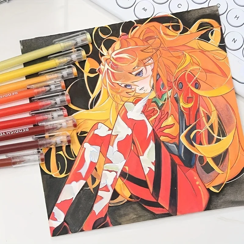 63 Pecs, 9 Pieces/Box High Quality Color Markers, Can Be Used For Drawing, Writing, Marking