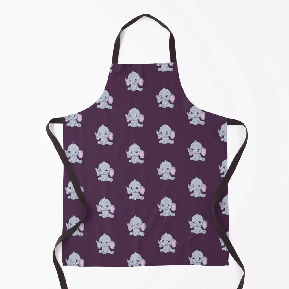 

Kawaii elephant Apron professional hairdressing Manicurists Apron