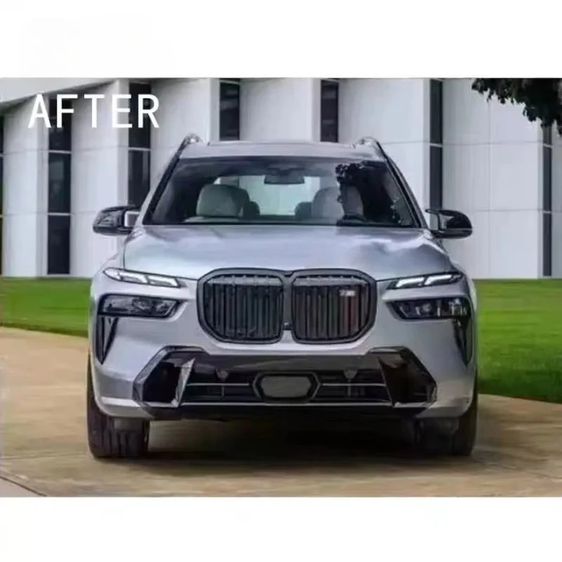 High Quality for X7 G07 Car Bumper Side Skirt Grille Bodykit with Clips Clip-On Installation for Upgrade 2019-2023