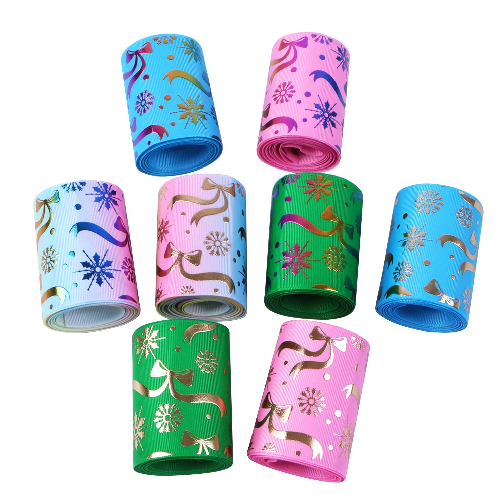 1 Rollo, Cinta de Grosgrain para Lazos de 3 Pulgadas/75 mm X 5 Yardas/rollo