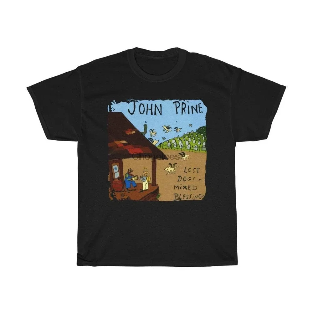 Summer John Prine Lost Dogs Mixed Blessings Art Retro Tribut  New Arrival vintage John Prine Teestreetwea  funny Cartoon clothes